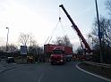 LKW verliert Container Koeln Niehler Ei P135